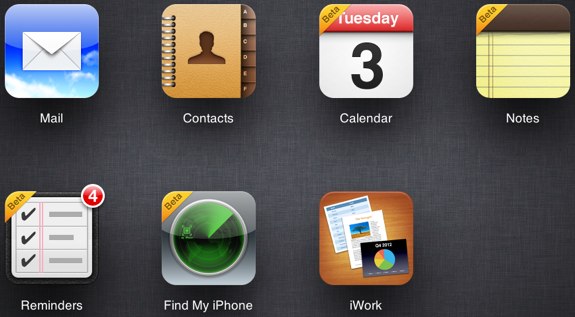 iCloud beta