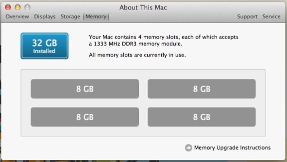 Upgrade your iMac to 32GB RAM, MacBook 