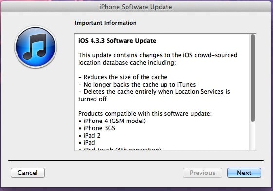 iOS 4.3.3