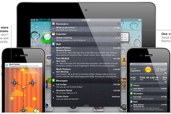 iOS 5 notification center