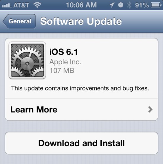 iOS 6.1