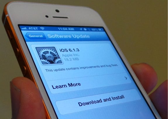 iOS 6.1.3 update details