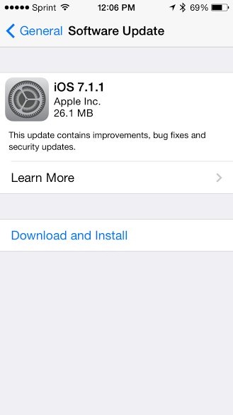 iOS 7.1.1