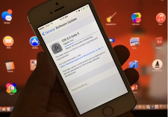 iOS 8 beta 5 download