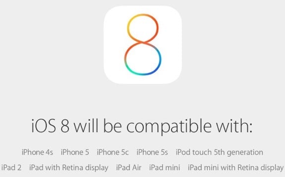 iOS 8 compatibility