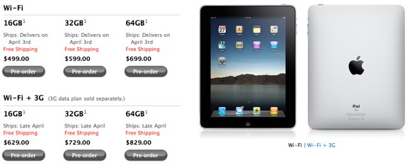 iPad pre-order