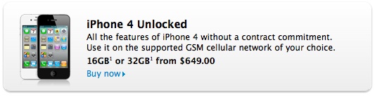 iPhone 4 unlocked