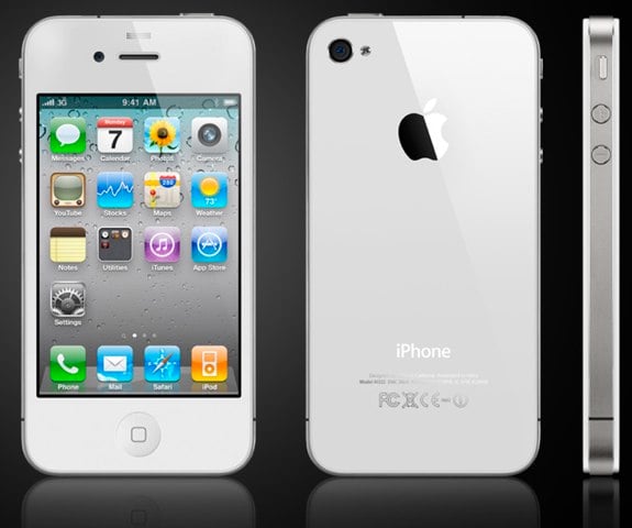 white iphone 4 delay