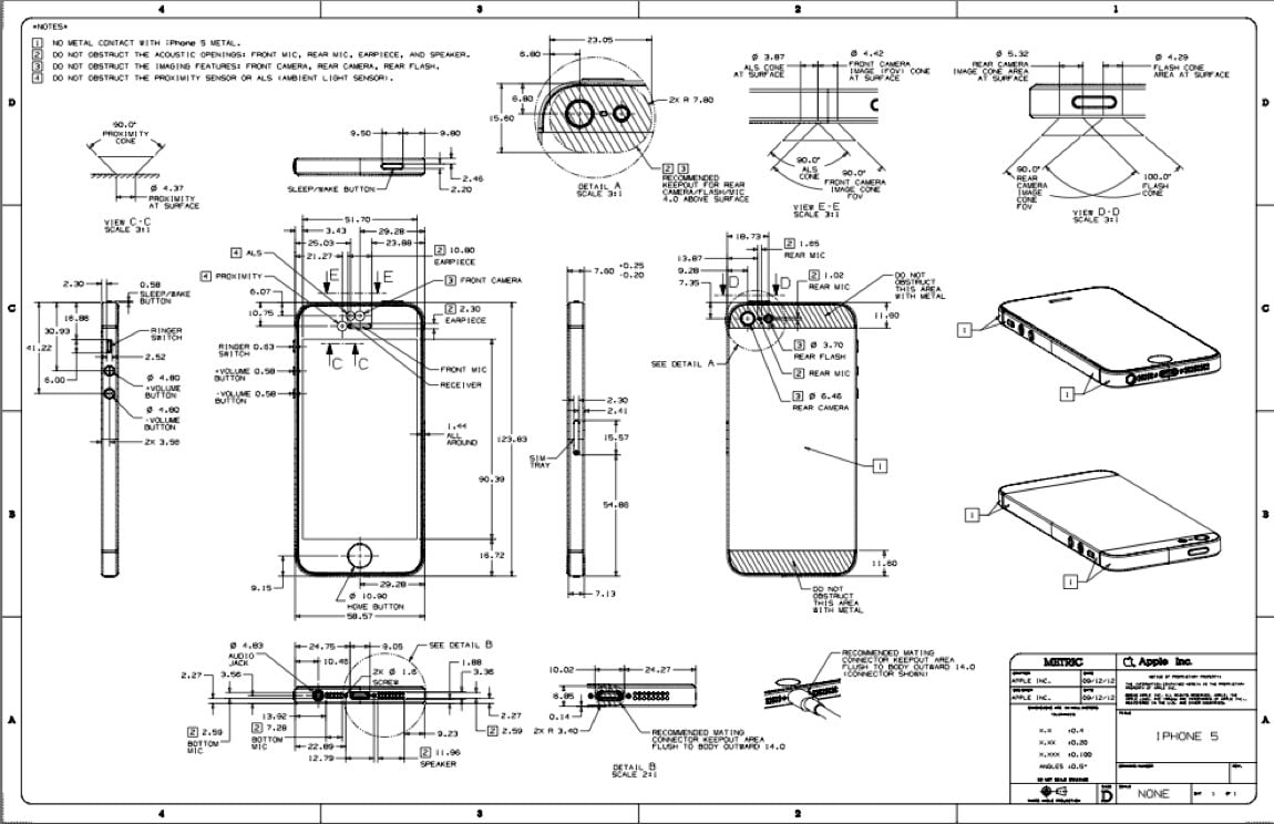 iPhone 5 schematics