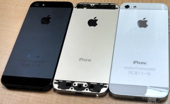 Gold iPhone 5S color comparison