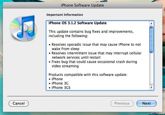 iPhone OS 3.1.2