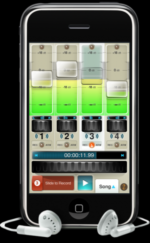 iphone four track audio recorder