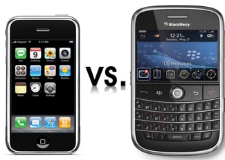 iPhone vs. BlackBerry