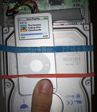 200GB iPod nano Mod