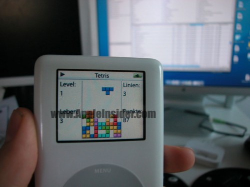 iPod photo Tetris