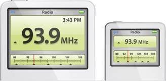 iPod Radio Screen