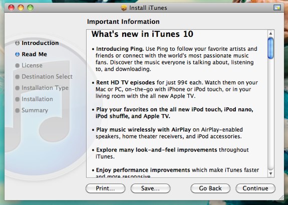 iTunes 10 Ping