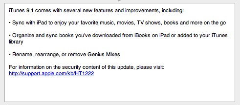 iTunes 9.1
