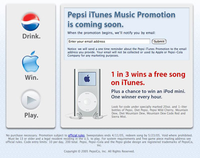 Pepsi iTunes