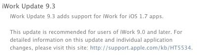 iWork update 9.3