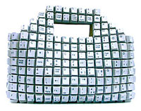 Keyboard key handbag