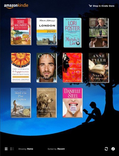 Kindle iPad app