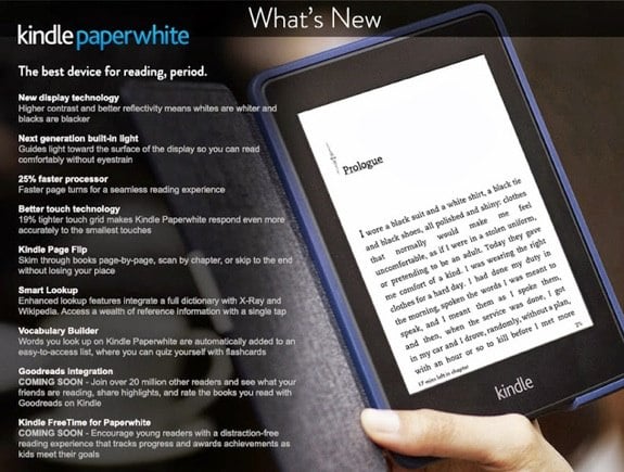 Kindle Paperwhite 2013