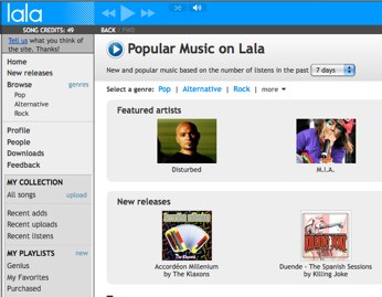 Lala.com Music Service