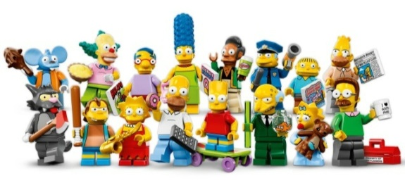 LEGO Simpsons minifigs