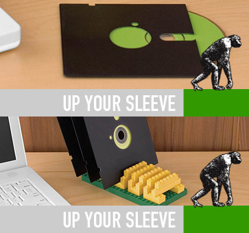 Lego Floppy Disc Holder