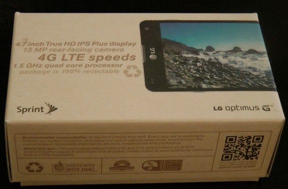 lg optimus g sprint