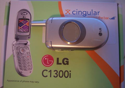 lg cingular flip phone