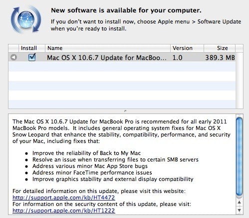 Mac OS X 10.6.7 Snow Leopard