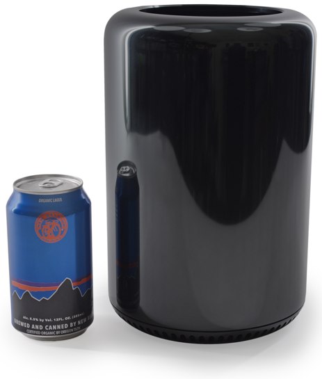 Mac Pro with soda can