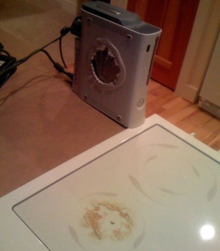 Melted Xbox 360