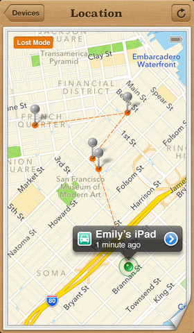 Find My iPhone App Version 2.0.1