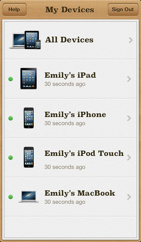 Find My iPhone Version 2.0.1 (2)