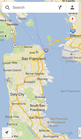 Google Maps app for iOS
