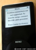iPod nano Firewire