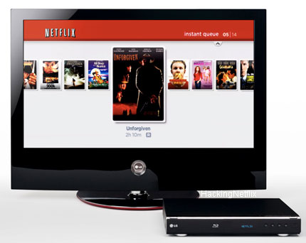 LG/Netflix Blu-ray Player