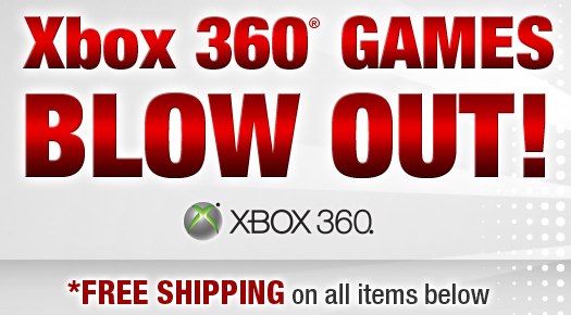 Newegg Xbox 360 game clearance