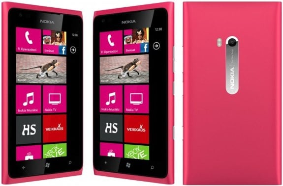 Nokia Lumia 900 pink