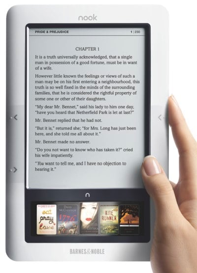 Barnes & Noble Nook e-reader