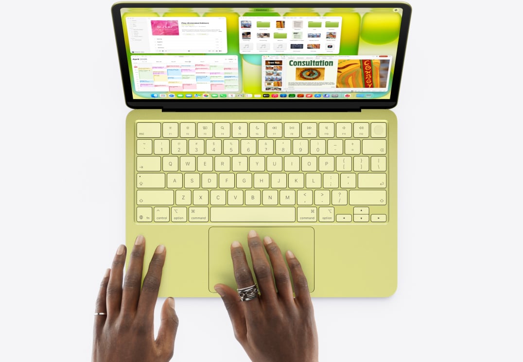 Apple MacBook Neo in yellow
