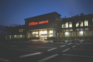 Office Depot Exterior Night 