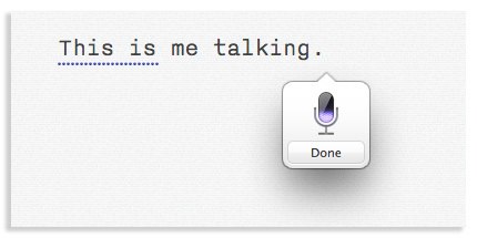 OS X Dictation