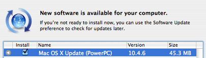 OSX 10.4.6