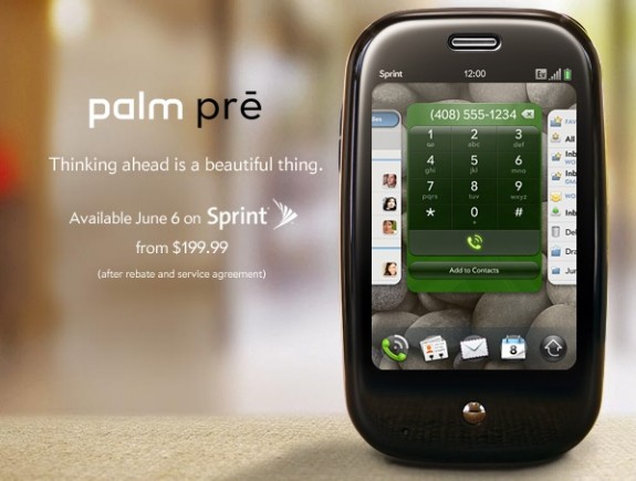 Palm Pre June 6 launch