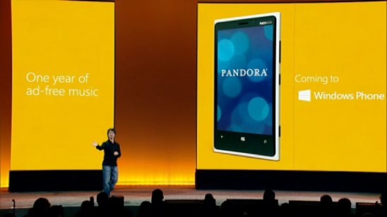 Pandora Windows Phone 8