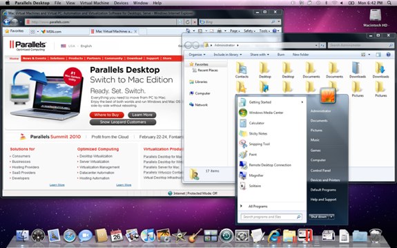 Parallels Desktop 5 for mac 9370